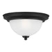 Generation Lighting 77063-112 Geary One Light Flush Mount, Midnight Black Main Image.jpg