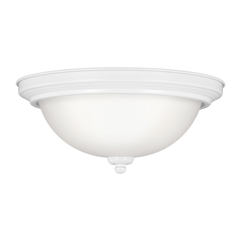 Generation Lighting 77064-15 Geary Two Light Flush Mount, White Main Image.jpg