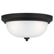 Generation Lighting 77065-112 Geary Three Light Flush Mount, Midnight Black Main Image.jpg