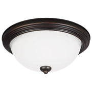 Generation Lighting 77265-710 Geary Three Light Flush Mount, Bronze Main Image.jpg