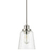 Capital Lighting 3718BN-135 Fallon One Light Pendant, Brushed Nickel Main Image.jpg