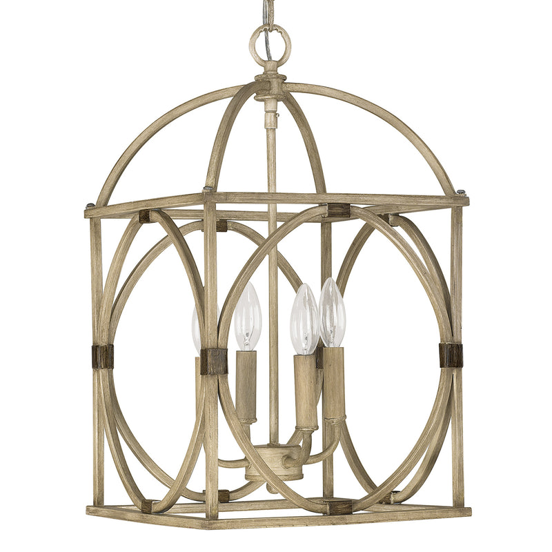 Capital Lighting 4521FO Surrey Four Light Foyer Pendant, French Oak Main Image.jpg