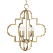 Capital Lighting 4541BG Ellis Four Light Pendant, Brushed Gold Main Image.jpg