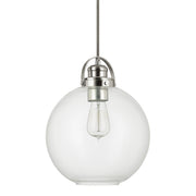 Capital Lighting 4641PN-136 Dean One Light Pendant, Polished Nickel Main Image.jpg