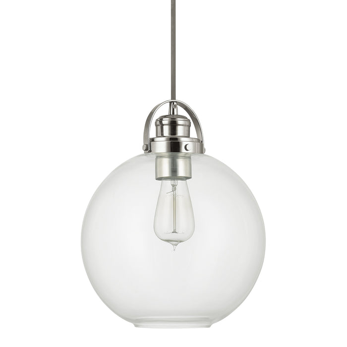 Capital Lighting 4641PN-136 Dean One Light Pendant, Polished Nickel Main Image.jpg