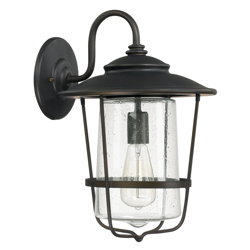 Capital Lighting 9602OB Creekside One Light Outdoor Wall Lantern, Old Bronze Main Image.jpg