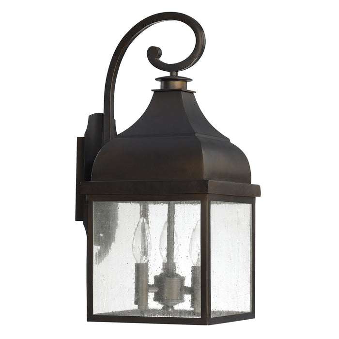 Capital Lighting 9642OB Westridge Three Light Outdoor Wall Lantern, Old Bronze Main Image.jpg