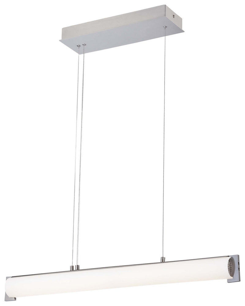 George Kovacs P1151-084-L Tube LED Island Pendant, Brushed Nickel Main Image.jpg