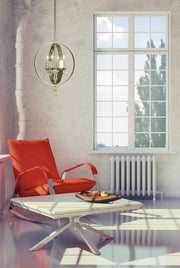 Framburg 1050 PN Constellation Four Light Pendant, Polished Nickel Alternate Image.jpg