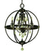 Framburg 1064 MB Compass Four Light Chandelier, Mahogany Bronze Main Image.jpg