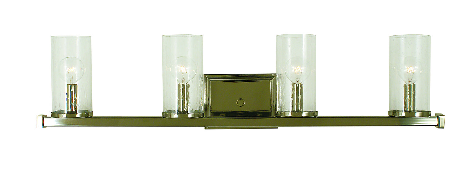 Framburg 1114 PN Compass Four Light Wall Sconce, Polished Nickel Main Image.jpg