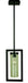 Framburg 1156 MBLACK Theorem One Light Pendant, Matte Black Main Image.jpg