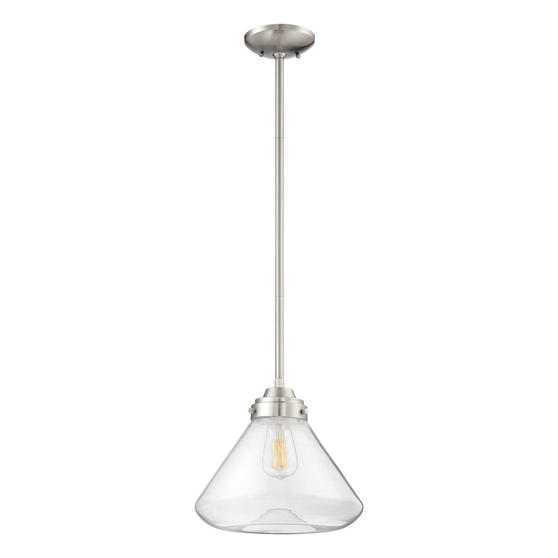 Millennium 5701-BN One Light Pendant, Brushed Nickel Main Image.jpg
