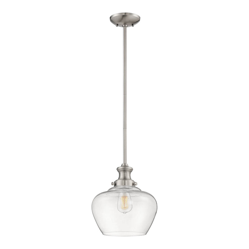 Millennium 5711-BN One Light Pendant, Brushed Nickel Main Image.jpg