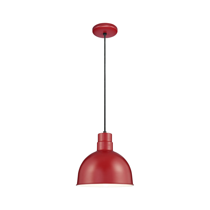 Millennium RDBC12-SR R Series One Light Pendant, Satin Red Main Image.jpg