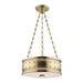 Hudson Valley 2216-AGB Gaines Three Light Pendant, Aged Brass Main Image.jpg