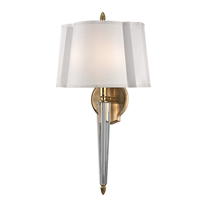 Hudson Valley 3611-AGB Oyster Bay Two Light Wall Sconce, Aged Brass Main Image.jpg