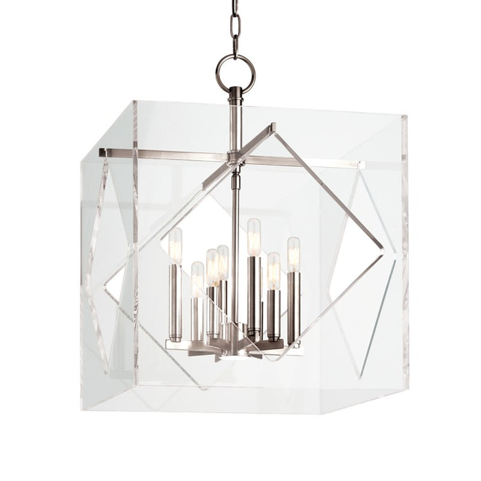 Hudson Valley 5920-PN Travis Eight Light Pendant, Polished Nickel Main Image.jpg