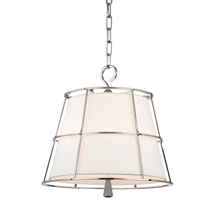 Hudson Valley 9816-PN Savona Two Light Pendant, Polished Nickel Main Image.jpg