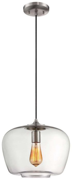 Minka-Lavery 2260-84 One Light Mini Pendant, Brushed Nickel Alternate Image.jpg