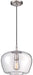 Minka-Lavery 2260-84 One Light Mini Pendant, Brushed Nickel Main Image.jpg