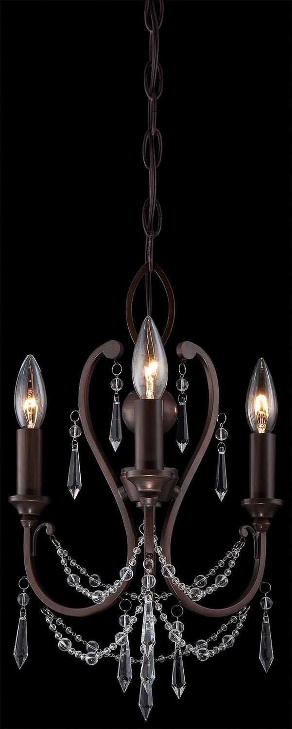 Minka-Lavery 3138-284 Three Light Mini Chandelier, Vintage Bronze Alternate Image.jpg