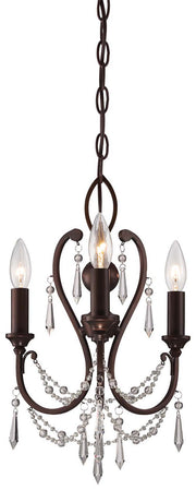 Minka-Lavery 3138-284 Three Light Mini Chandelier, Vintage Bronze Main Image.jpg