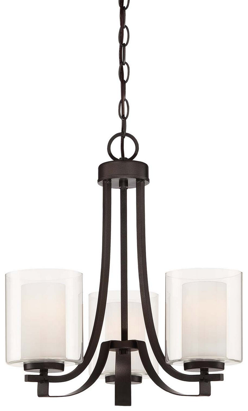 Minka-Lavery 4103-172 Parsons Studio Three Light Chandelier, Smoked Iron Main Image.jpg