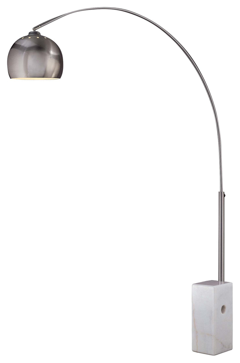 George Kovacs P054-084 George's Reading Room LED Arc Floor Lamp, Brushed Nickel Main Image.jpg