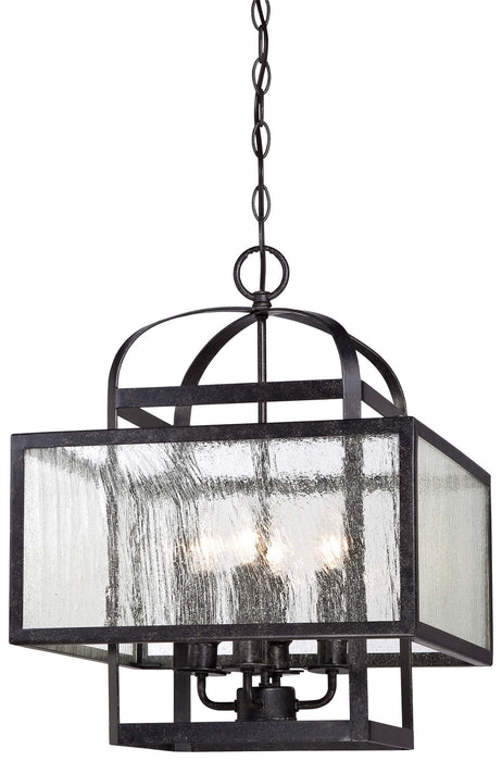 Minka-Lavery 4875-283 Camden Square Four Light Mini Chandelier, Aged Charcoal Main Image.jpg