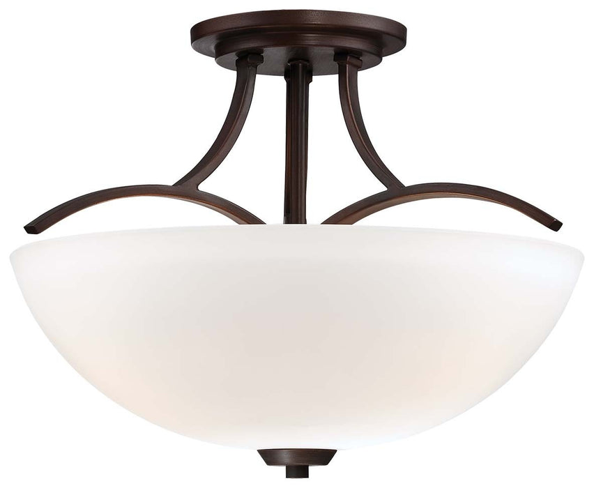 Minka-Lavery 4962-284 Overland Park Three Light Semi Flush Mount, Vintage Bronze Alternate Image.jpg