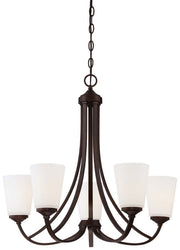 Minka-Lavery 4965-284 Overland Park Five Light Chandelier, Vintage Bronze Alternate Image.jpg
