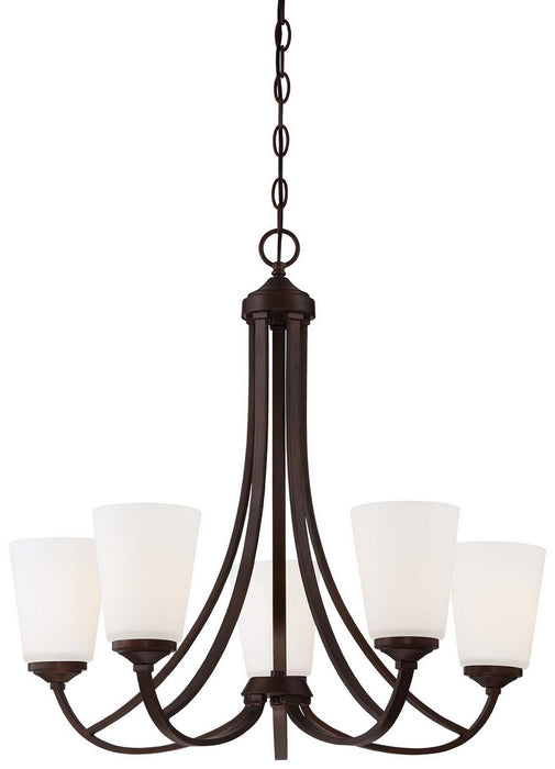 Minka-Lavery 4965-284 Overland Park Five Light Chandelier, Vintage Bronze Alternate Image.jpg