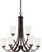 Minka-Lavery 4969-284 Overland Park Nine Light Chandelier, Vintage Bronze Alternate Image.jpg