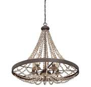 Savoy House 7-7406-5-39 Five Light Pendant, Fossil Stone (3)