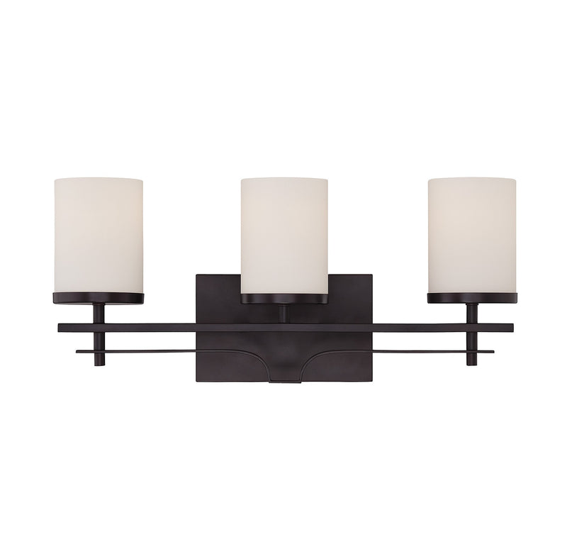 Savoy House 8-338-3-13 Three Light Bath Bar, English Bronze