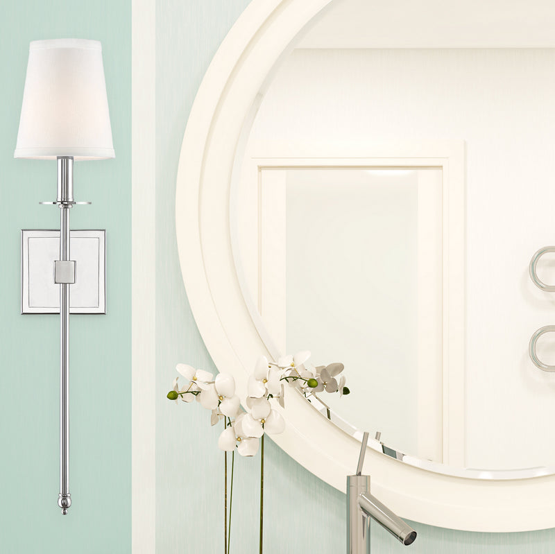 Savoy House 9-302-1-109 One Light Wall Sconce, Polished Nickel (2)