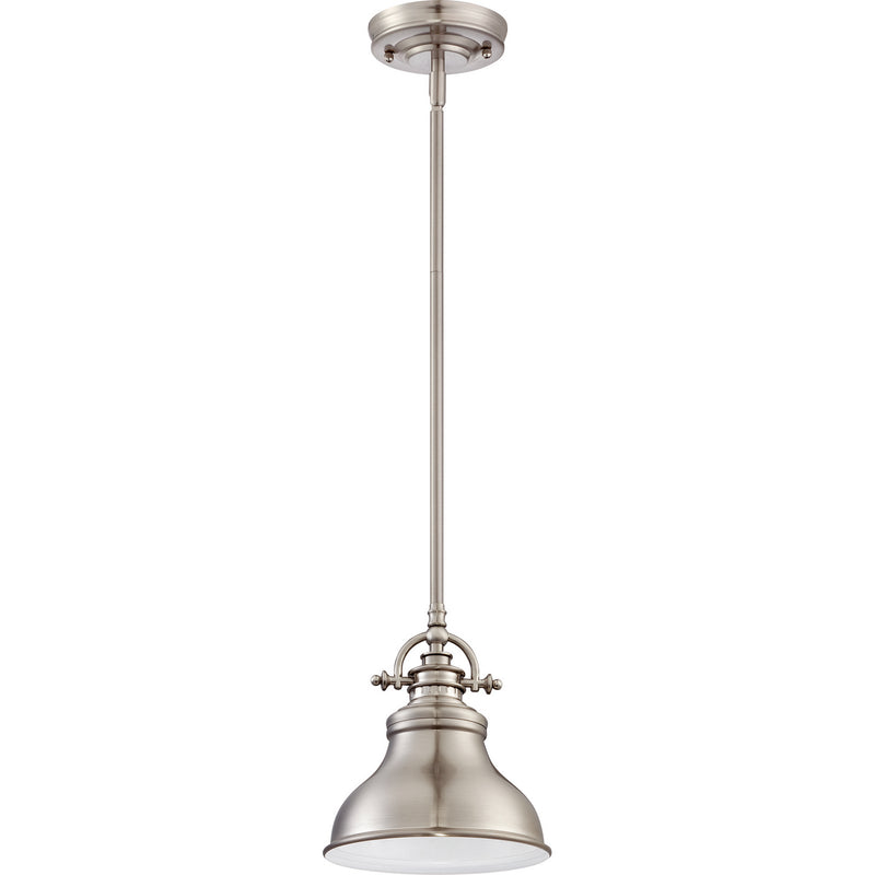 Quoizel ER1508BN Emery One Light Mini Pendant, Brushed Nickel Alternate Image.jpg