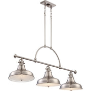 Quoizel ER353BN Emery Three Light Island Chandelier, Brushed Nickel Alternate Image 2.jpg