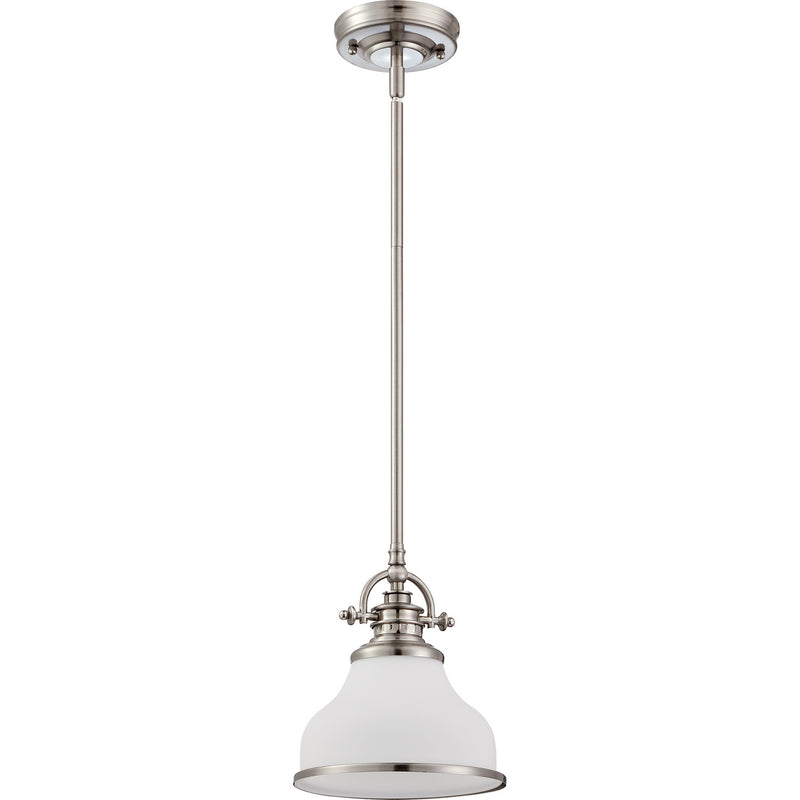 Quoizel GRT1508BN Grant One Light Mini Pendant, Brushed Nickel Alternate Image.jpg