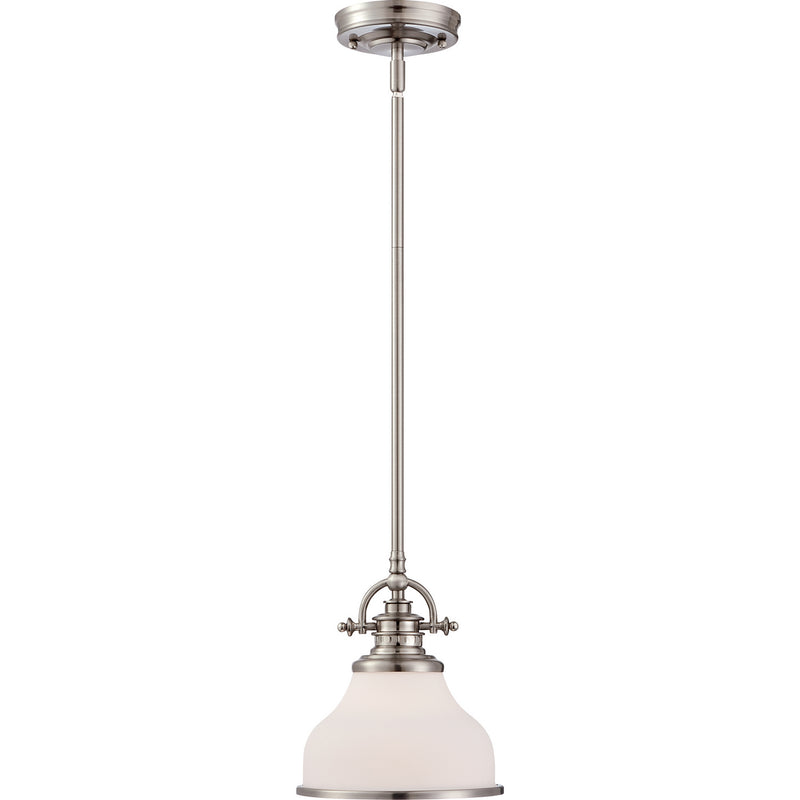 Quoizel GRT1508BN Grant One Light Mini Pendant, Brushed Nickel Alternate Image 2.jpg