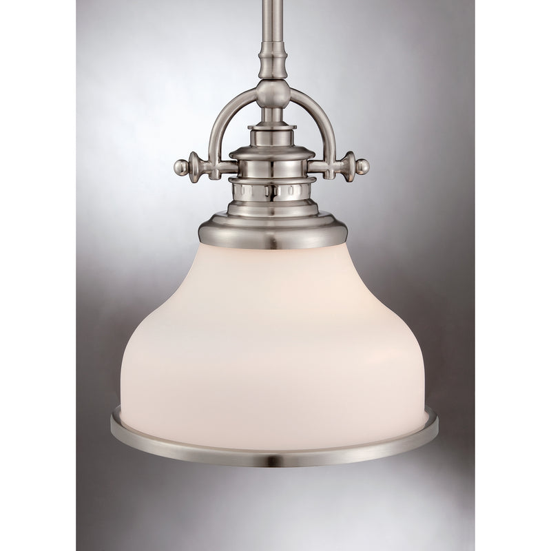 Quoizel GRT1508BN Grant One Light Mini Pendant, Brushed Nickel Alternate Image 3.jpg