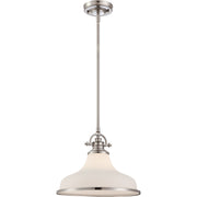 Quoizel GRT2814BN Grant One Light Pendant, Brushed Nickel Main Image.jpg
