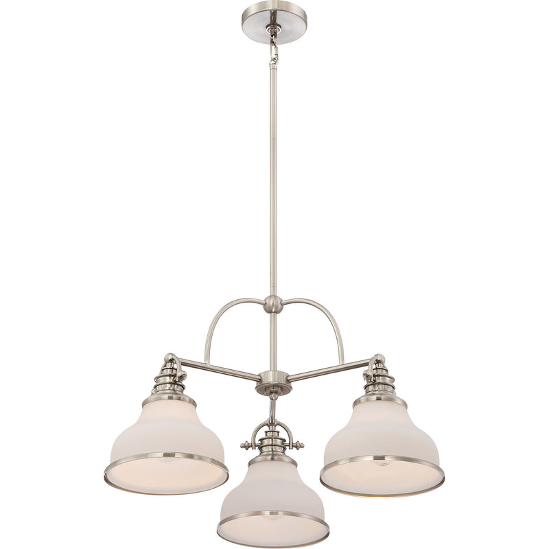 Quoizel GRT5103BN Grant Three Light Chandelier, Brushed Nickel Alternate Image 2.jpg