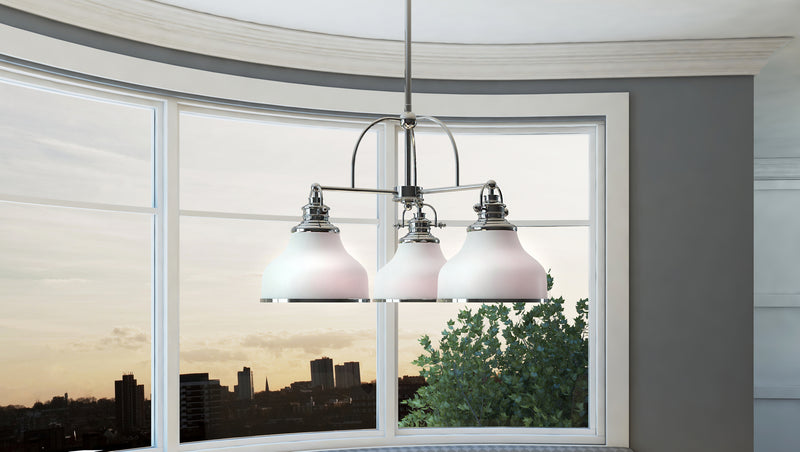 Quoizel GRT5103BN Grant Three Light Chandelier, Brushed Nickel Alternate Image 4.jpg