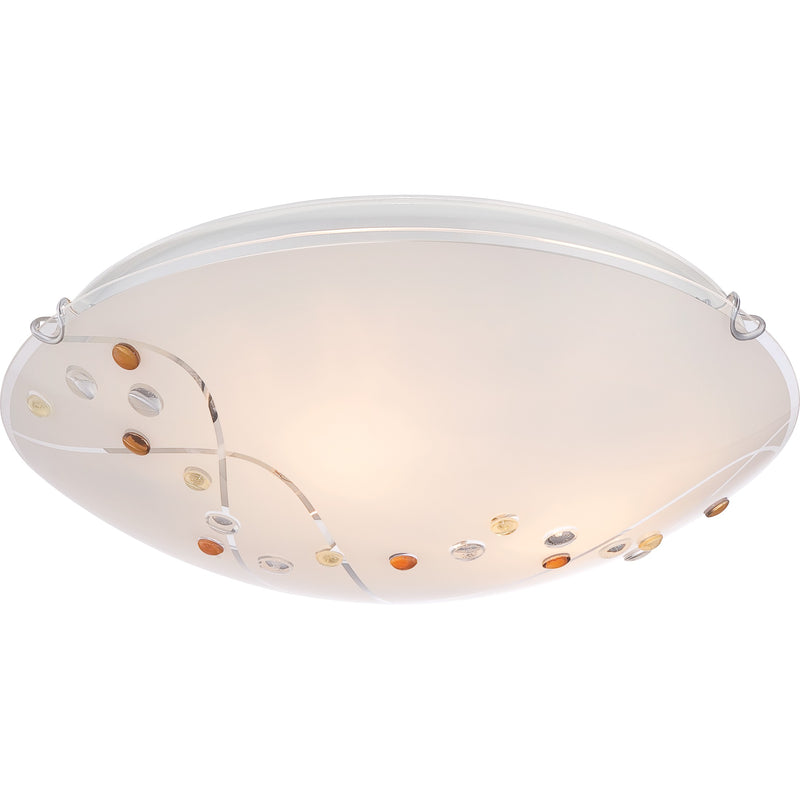 Quoizel PCSL1616C Stellar Three Light Flush Mount, Polished Chrome Main Image.jpg