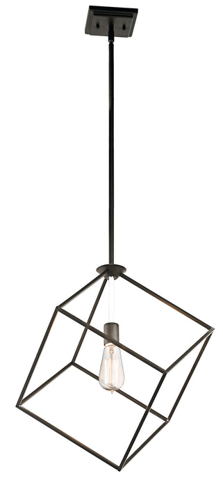 Kichler 42525OZ Cartone One Light Pendant, Olde Bronze Main Image.jpg