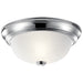 Kichler 8111CH Two Light Flush Mount, Chrome Main Image.jpg