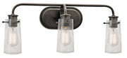 Kichler 45459OZ Three Light Bath, Olde Bronze