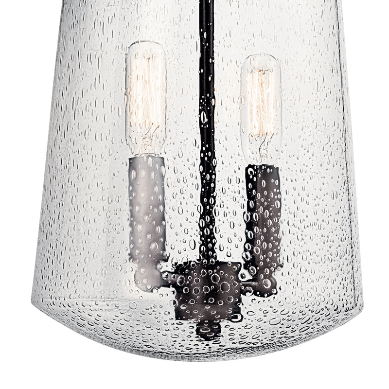 Kichler 49496AZ Two Light Outdoor Wall Mount, Architectural Bronze (2)